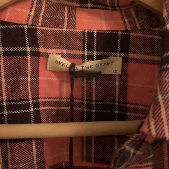 Spell maverick flannel coral NWT XS - Picture 6 of 9